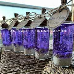 Pembe Mavi Mor Jel Mum Nikah Nişan Söz Bebek Şekeri Hediyelik