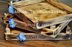 SÖZ - NİŞAN MASASI İÇİN İSMİNİZE ÖZEL AHŞAP SUNUM KASASI