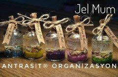 50 CC CAM ŞİŞE JEL MUM - NİKAH NİŞAN SÖZ BEBEK ŞEKERİ HEDİYELİK