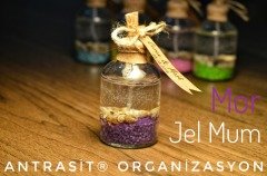 50 CC CAM ŞİŞE JEL MUM - NİKAH NİŞAN SÖZ BEBEK ŞEKERİ HEDİYELİK