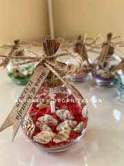 YENİ MODEL YUVARLAK ŞİŞE JEL MUM NİKAH NİŞAN SÖZ BEBEK HEDİYELİK