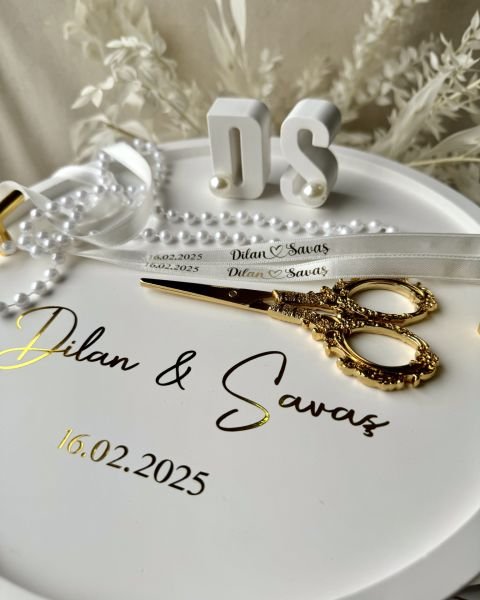 KULPLU Tepsi Seti Tam Takım Söz Tepsisi ve Aksesuarları + Yüzük Kurdelesi - Damat Fincanı Tepsisi ve Aksesuarları HEDİYE ÇİKOLATA - ÜCRETSİZ KARGO